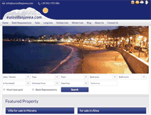 Tablet Screenshot of eurovillasjavea.com